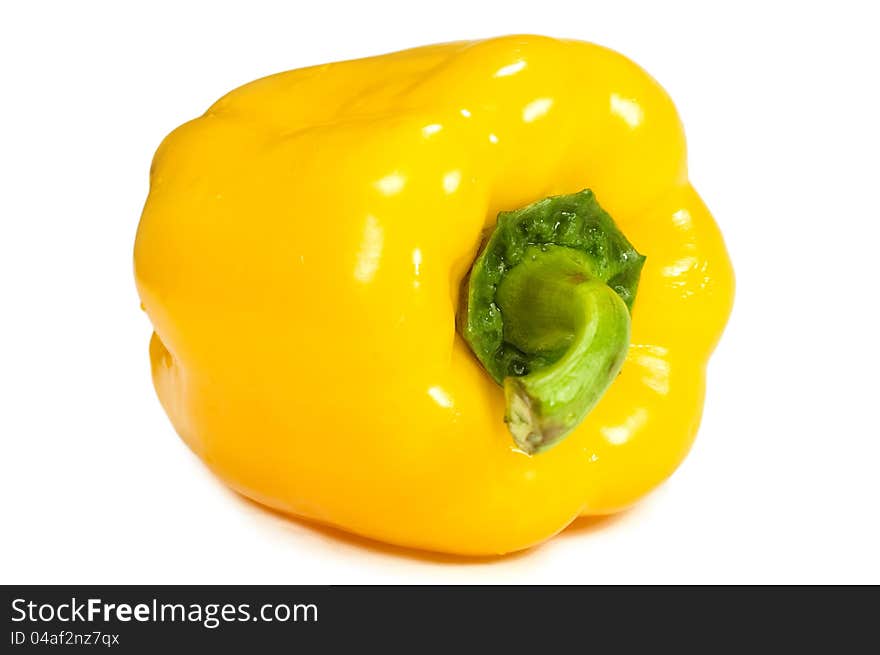 Yellow Bulgarian pepper