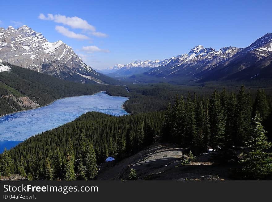 Peyto Lake.