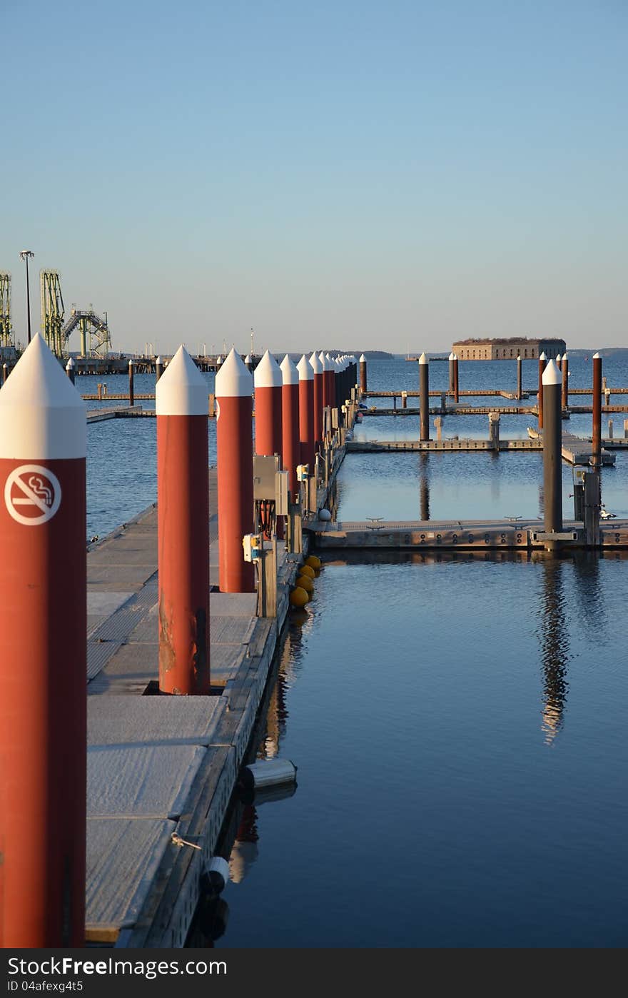 Empty dock