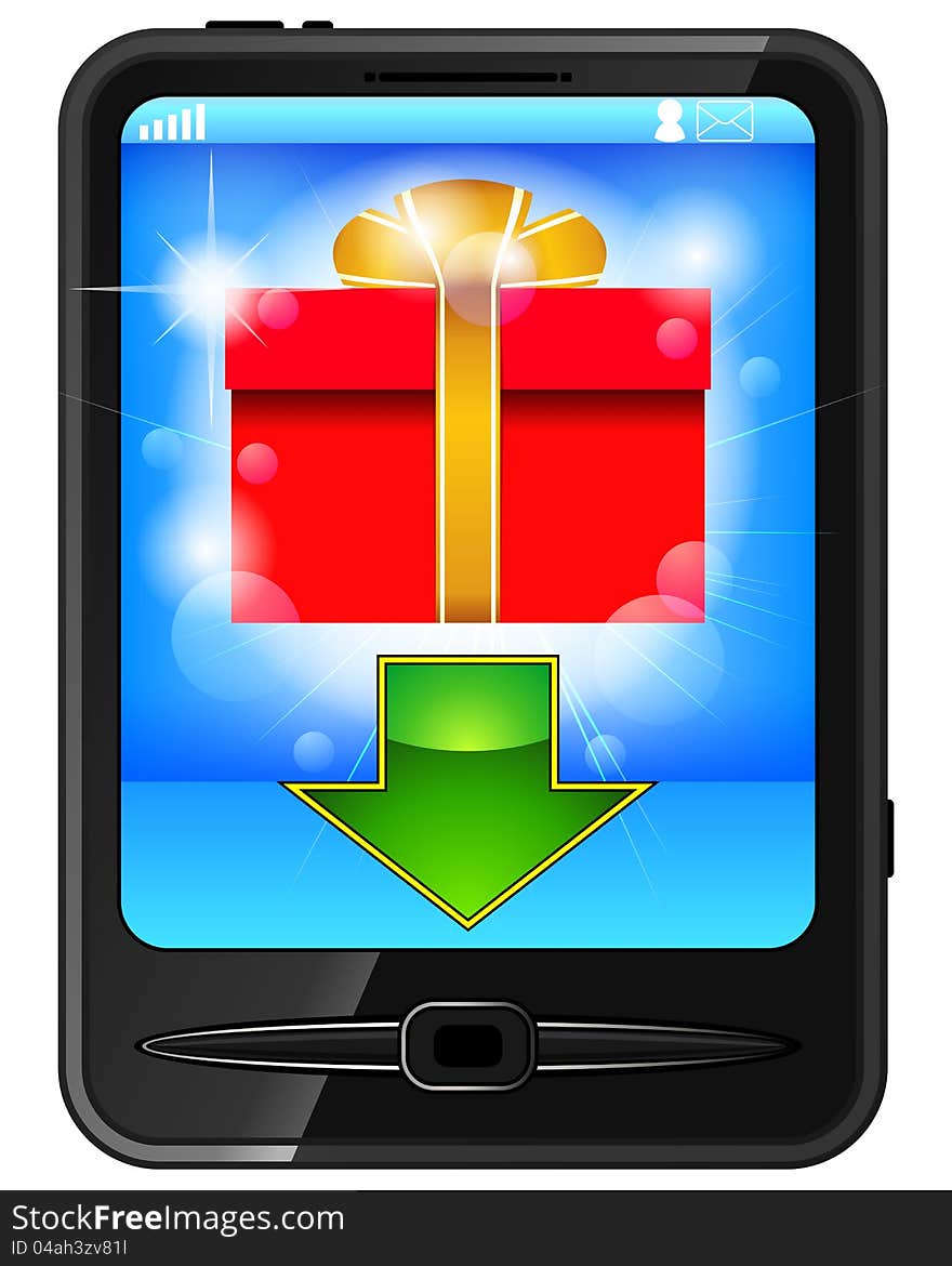 Cell Phone And Gift