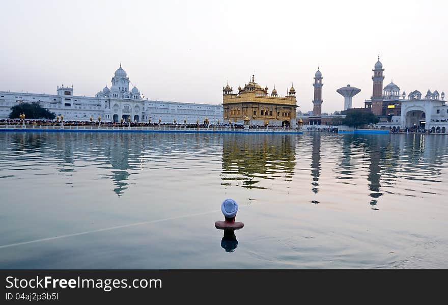 Devotees At Golden Temple