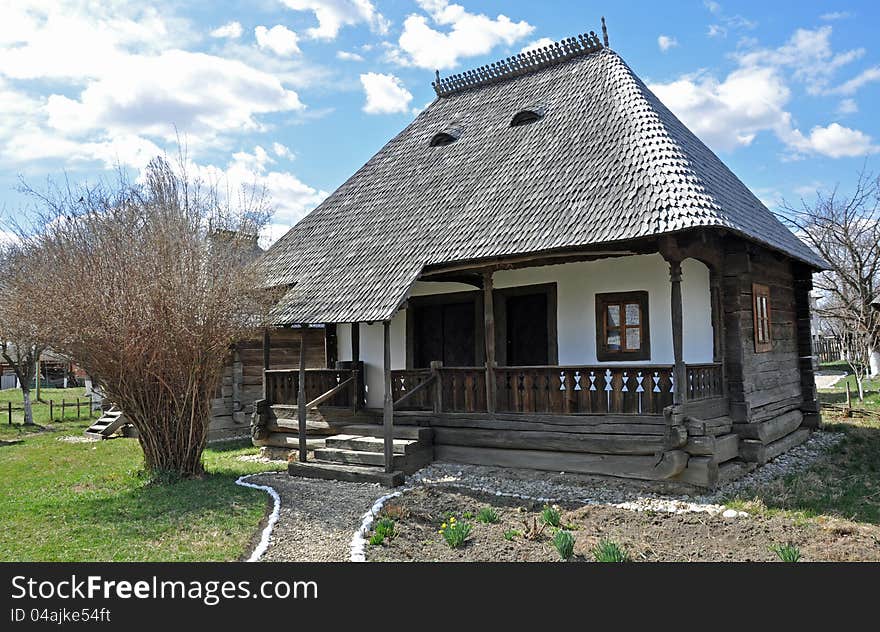 Traditional household made by wood from maramures land of romania - northern transylvania. Traditional household made by wood from maramures land of romania - northern transylvania