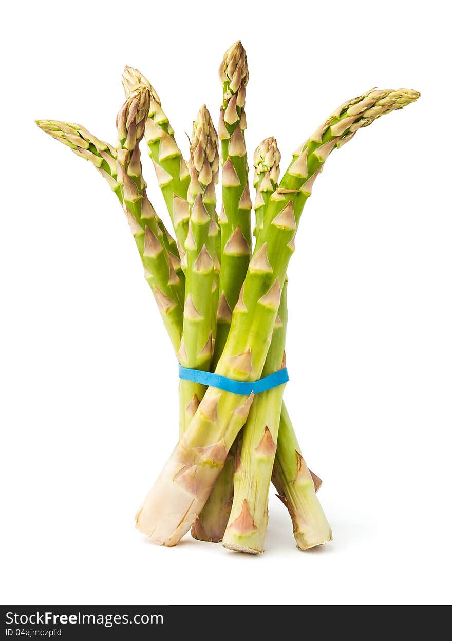 Bound asparagus cluster