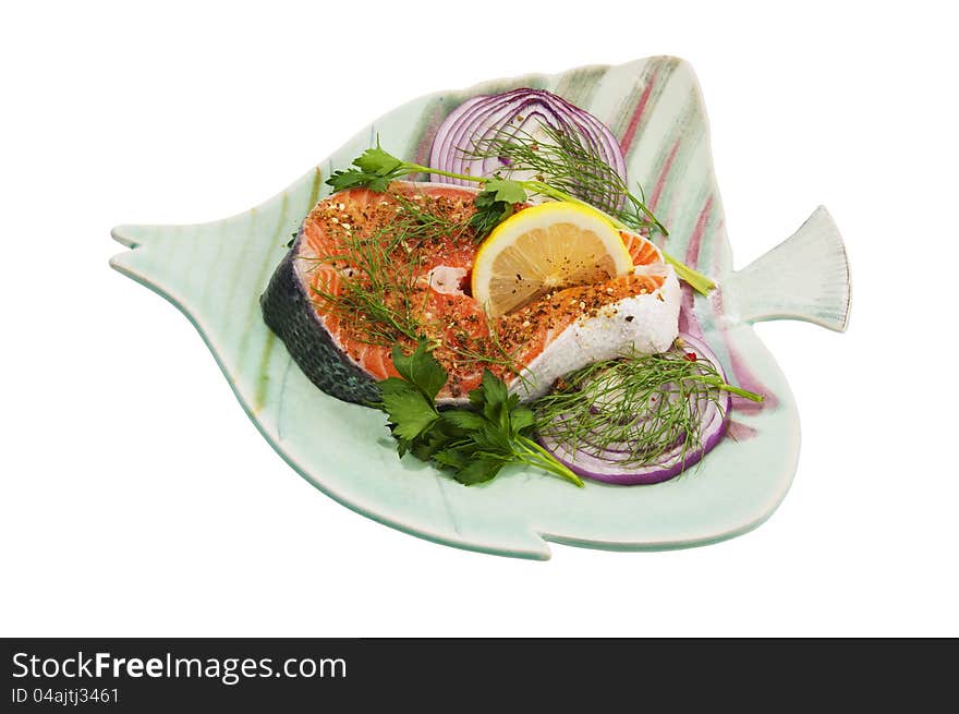 Pacific Salmon steak