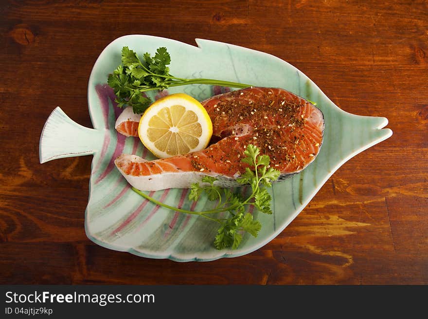 Pacific Salmon steak