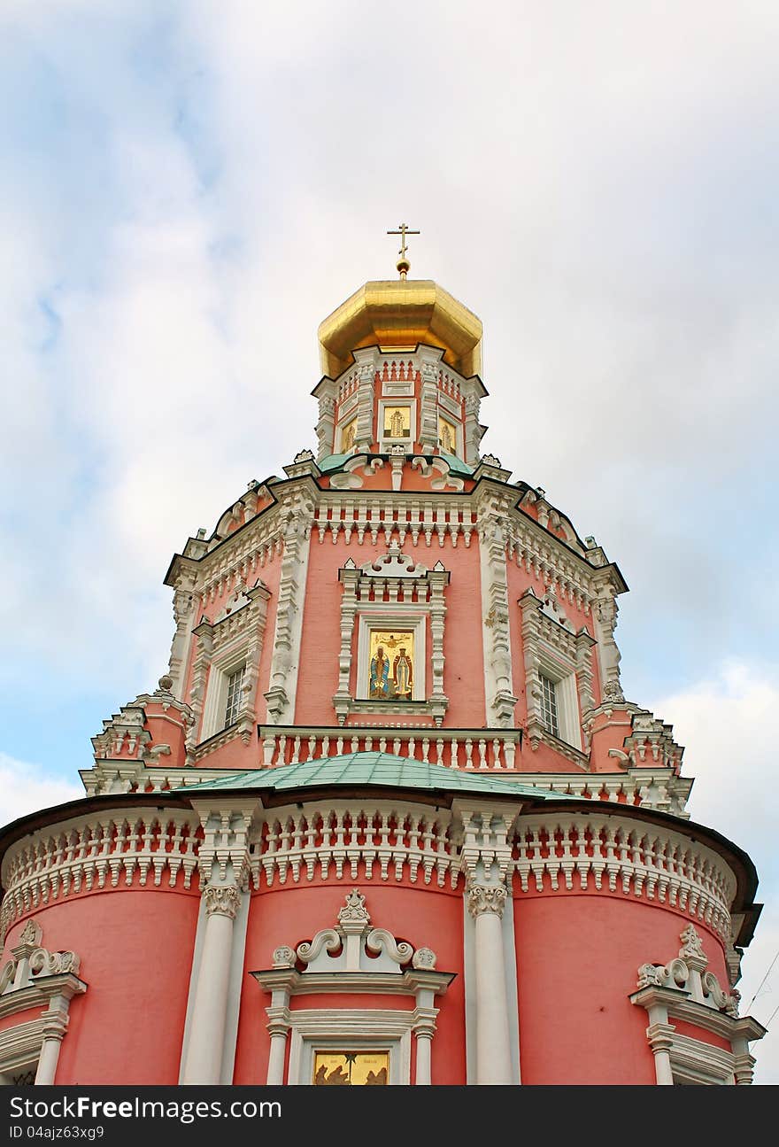 Temple of the  Epiphany Monastery in Moscow