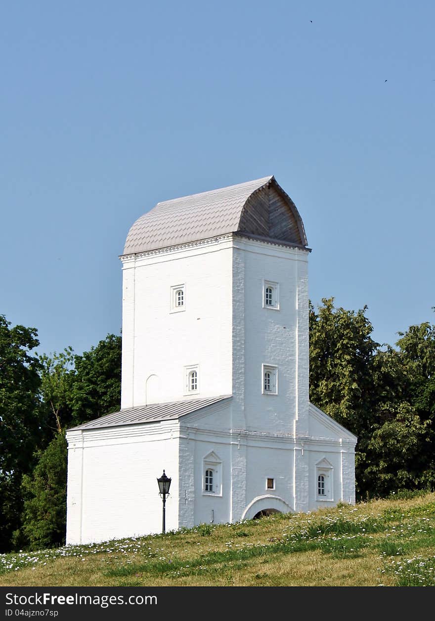 Architectural monument of the seventeenth century, part of the architectural complex Kolomenskoe near Moscow. Architectural monument of the seventeenth century, part of the architectural complex Kolomenskoe near Moscow