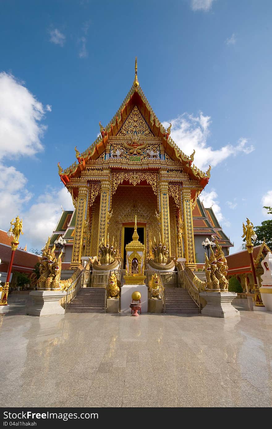 Thai Temple.at Samutprakarn Province.