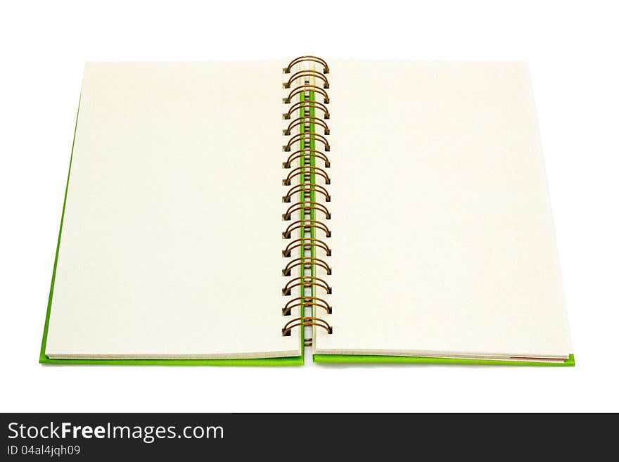 Blank notebook