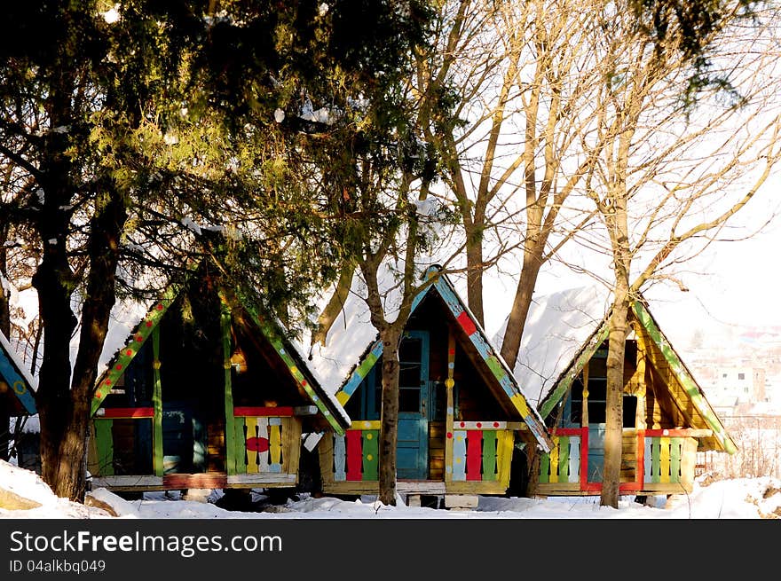 Small Houses in the forest