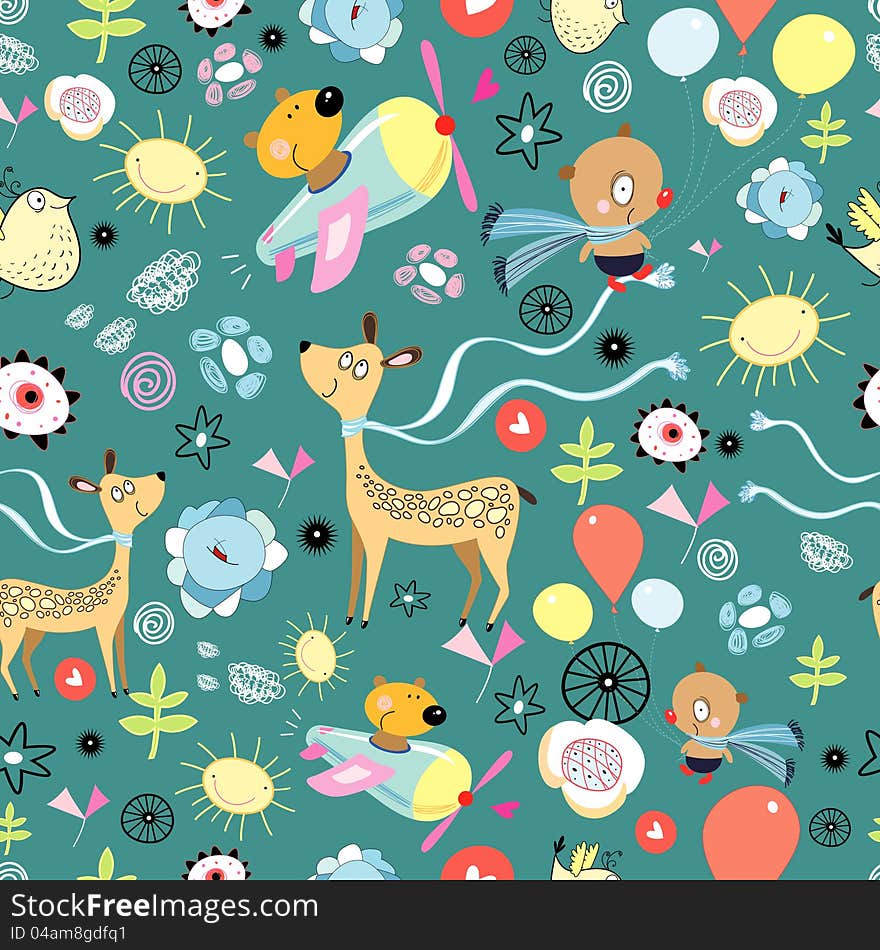 Pattern Of Funny Animals