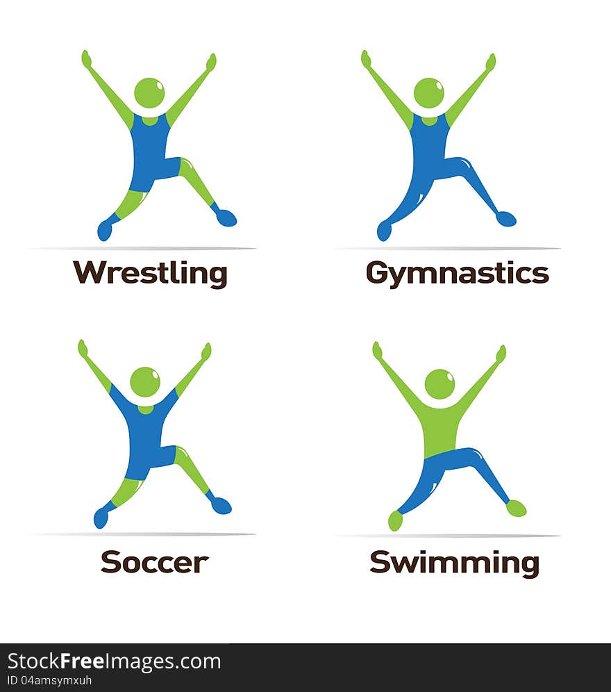 Olympics winning pose different sports. Olympics winning pose different sports