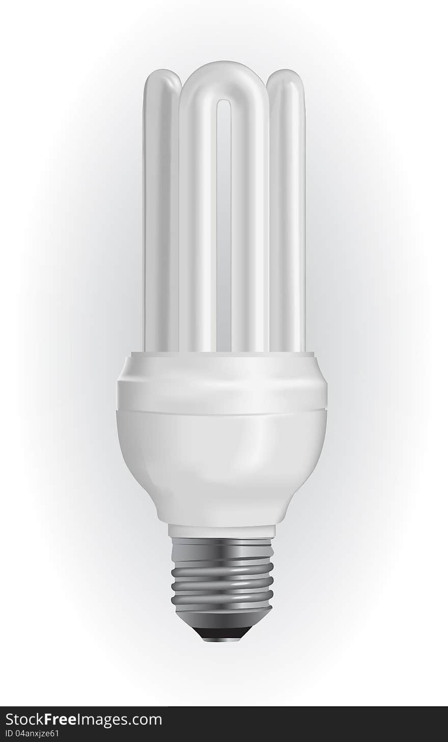 Energy saving light bulb. Vector illustration EPS10.