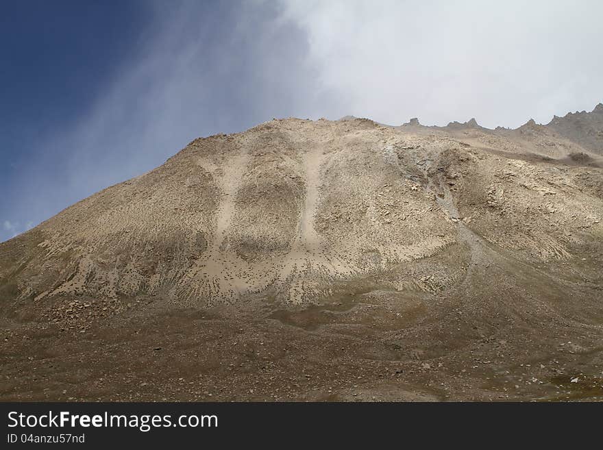 The foothills of Tibet