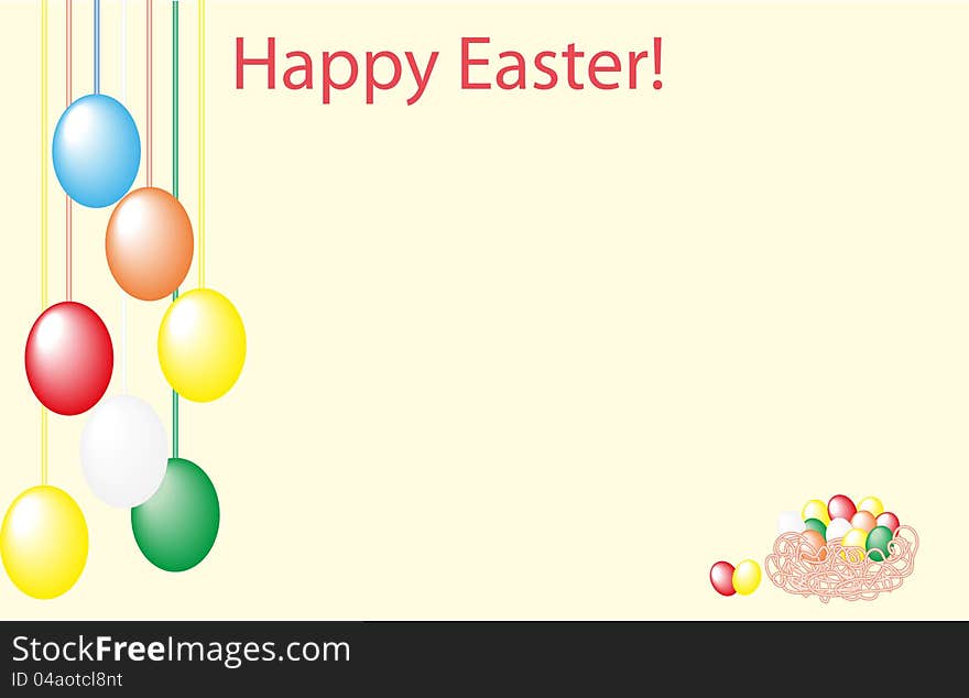 Easter greeting card