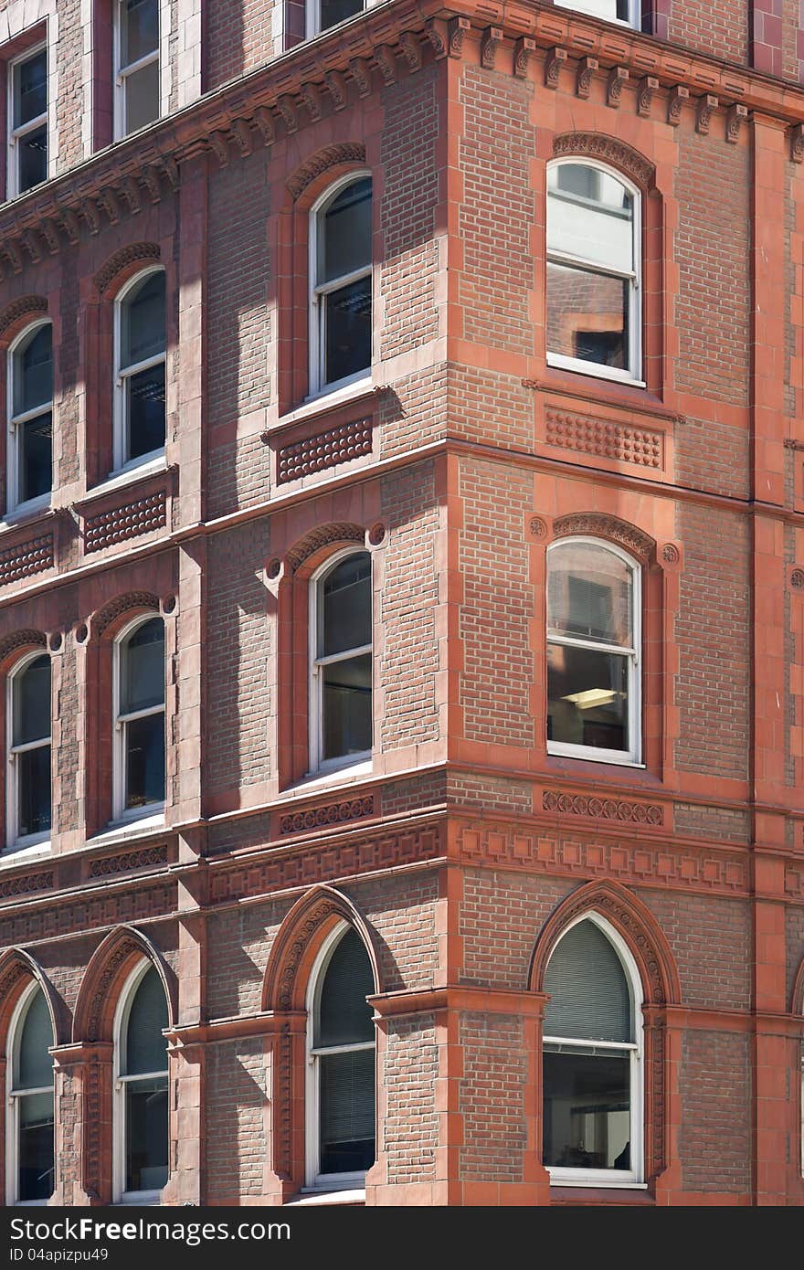 Red brick house in London