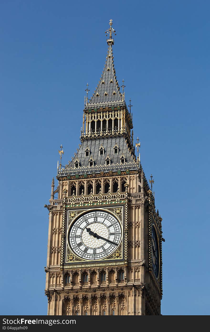 Big Ben, London, with clear skies