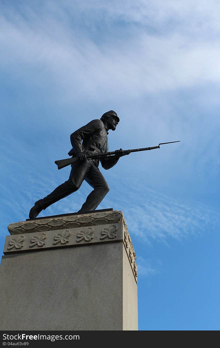 Minnesota Memorial at the Gettysburg Battlefield in Gettysburg Pennsylvania