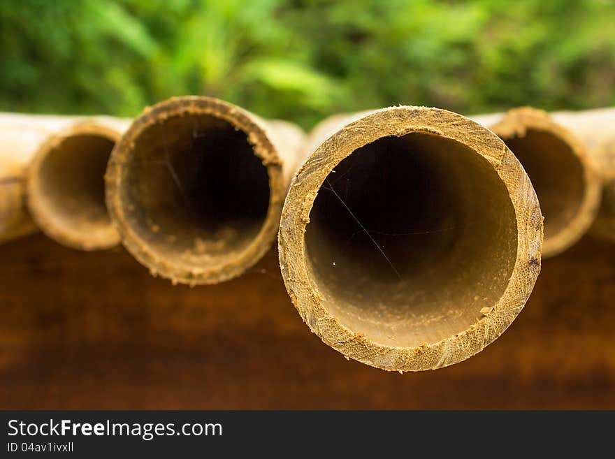 Bamboo Circular Pipe