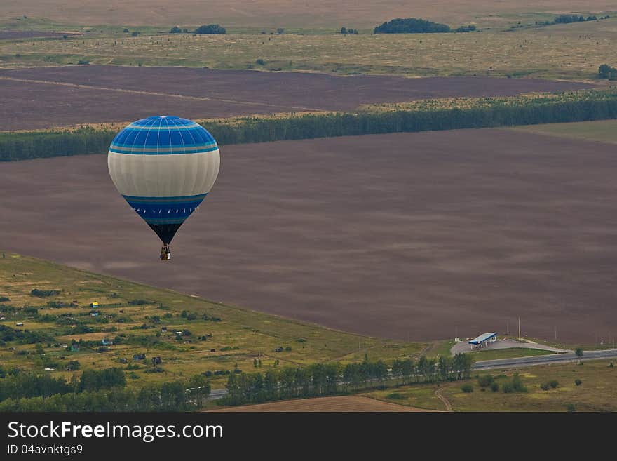 Competition of flight on baloon