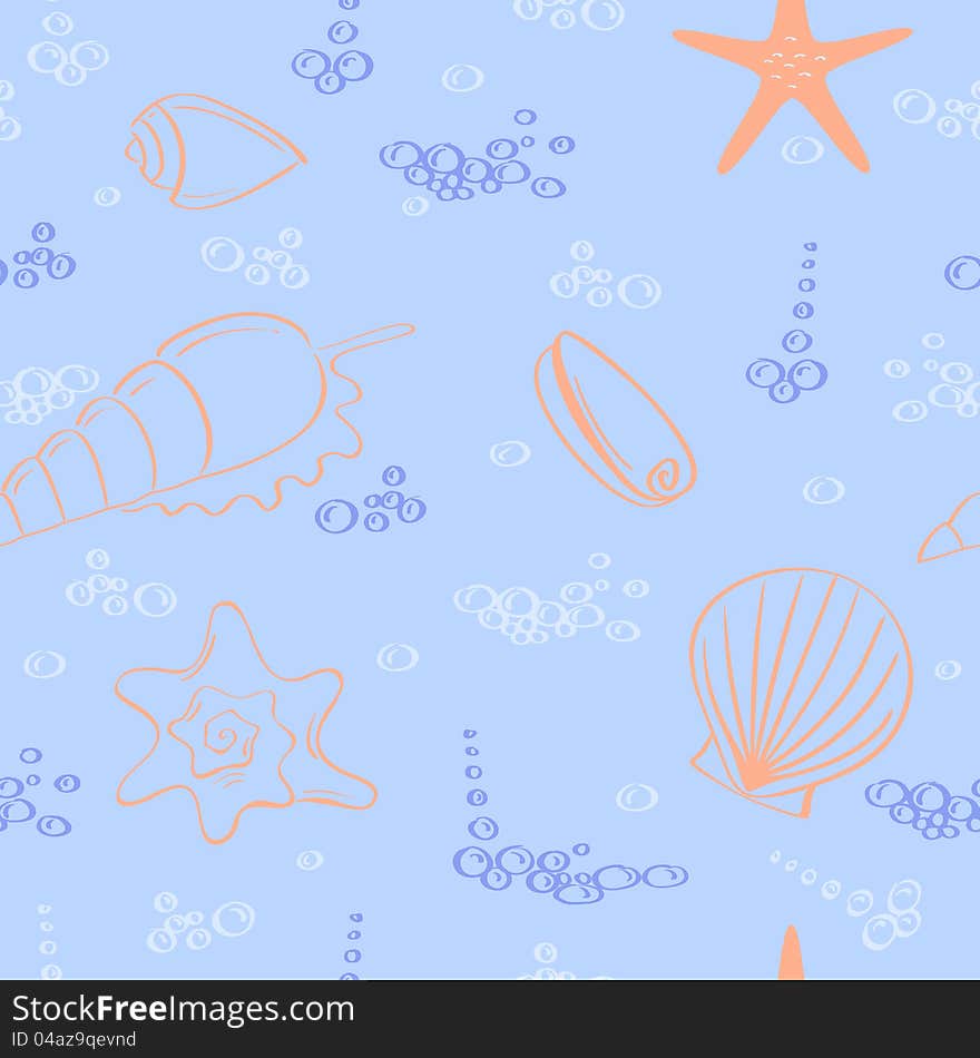 Vector seamless background.