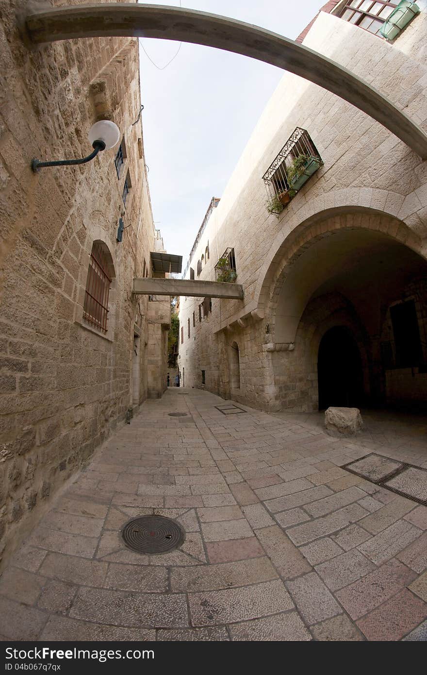 Old jerusalem streets