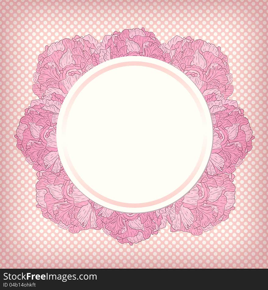 Elegance vector background with flowers. Elegance vector background with flowers