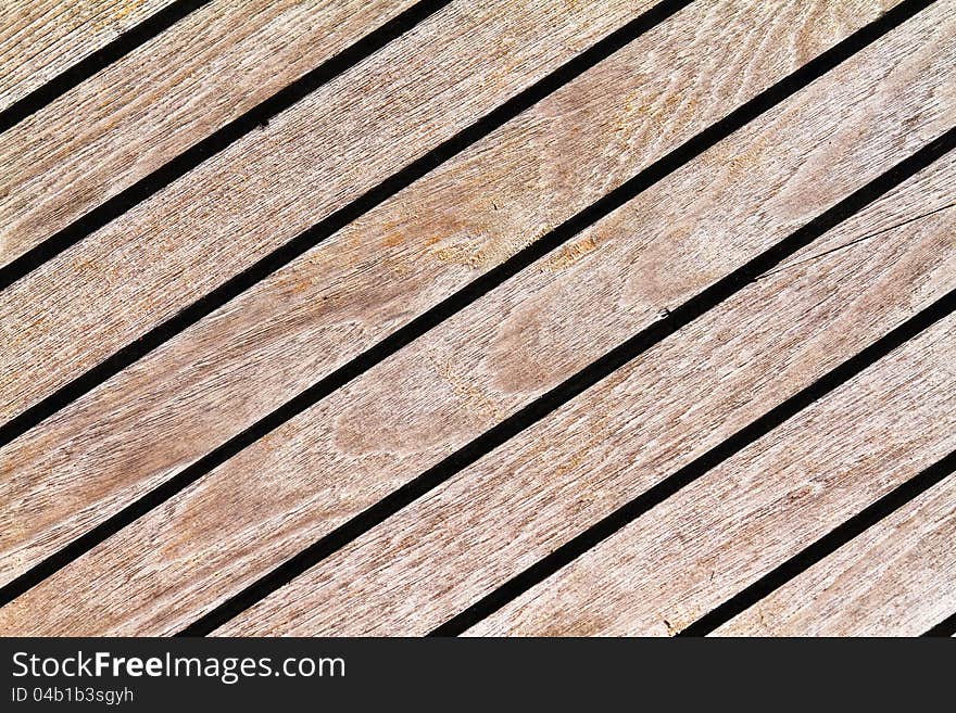 Old wood background (boat floor)