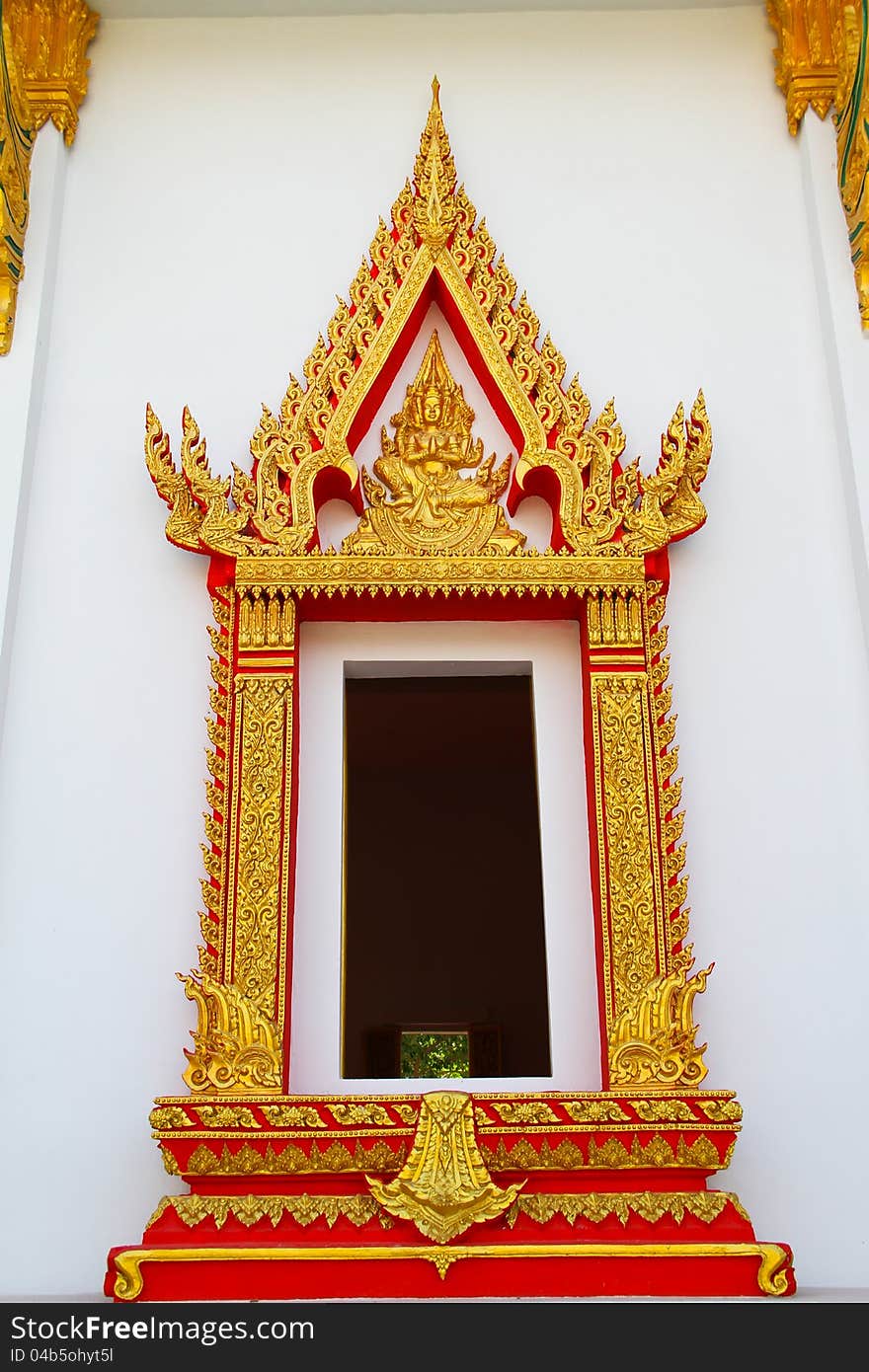 Window temple in Ubonratchathani Thailand. Window temple in Ubonratchathani Thailand