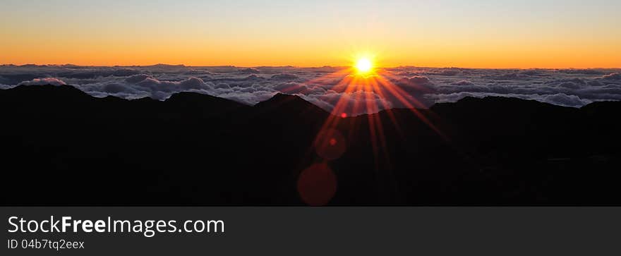 Beautiful Haleakala Crater on Maui