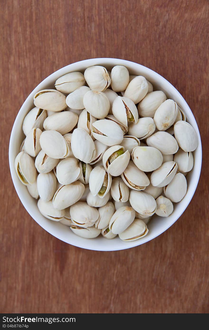 Close up image of pistachios