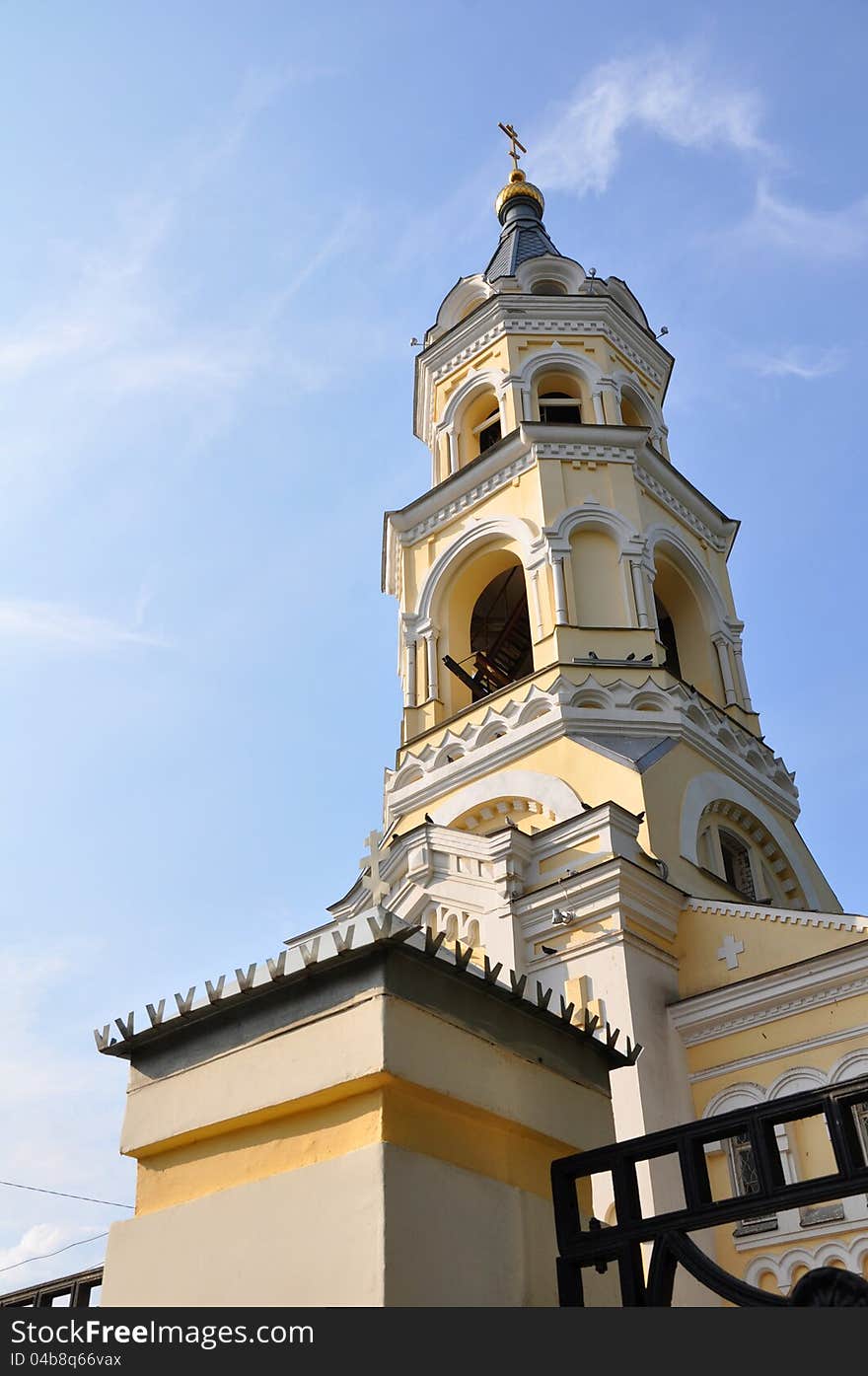 The dome of the Russian church of St Andrew's. The dome of the Russian church of St Andrew's.