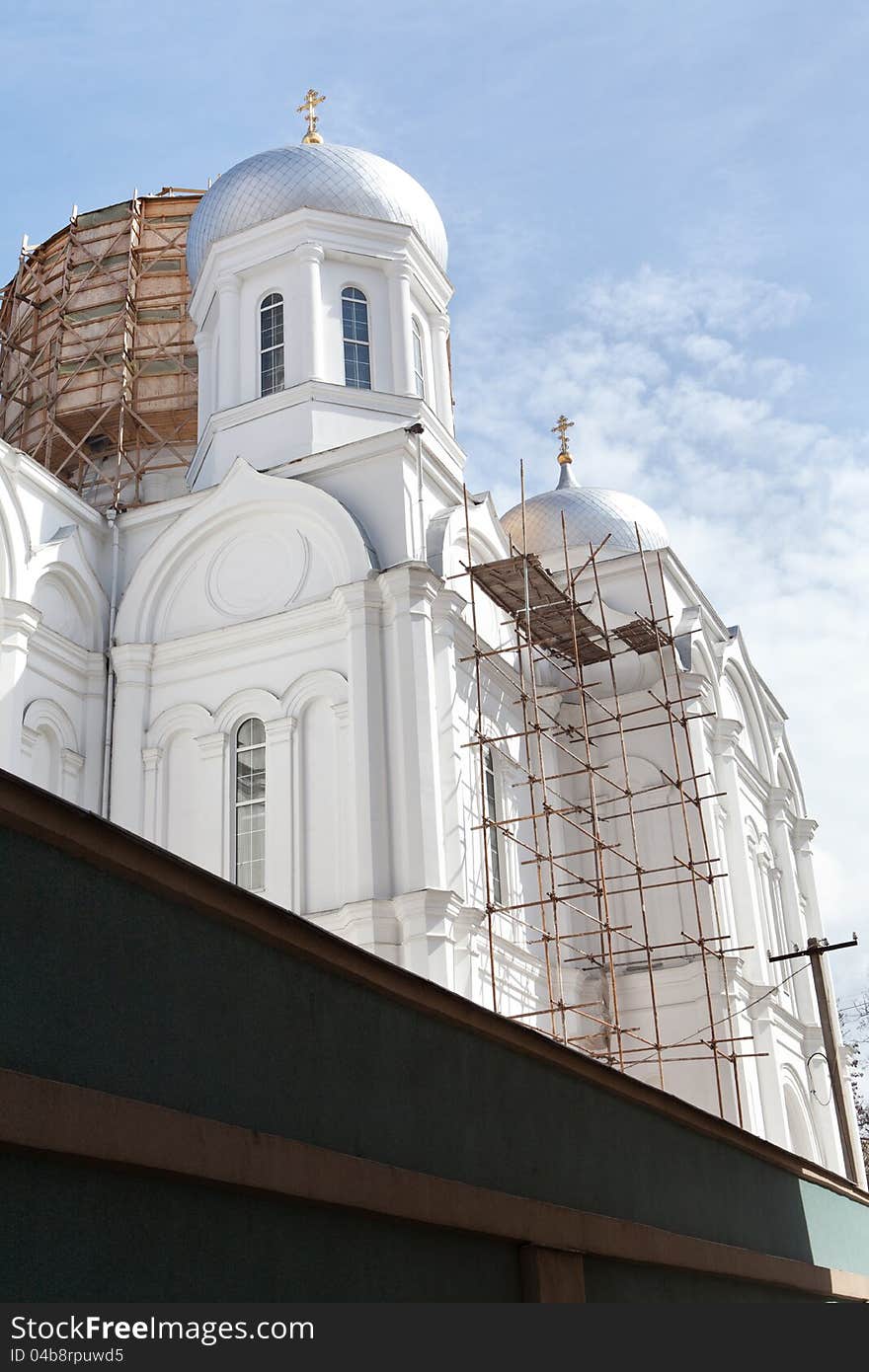 Reconstruction of church in Odessa city. Reconstruction of church in Odessa city