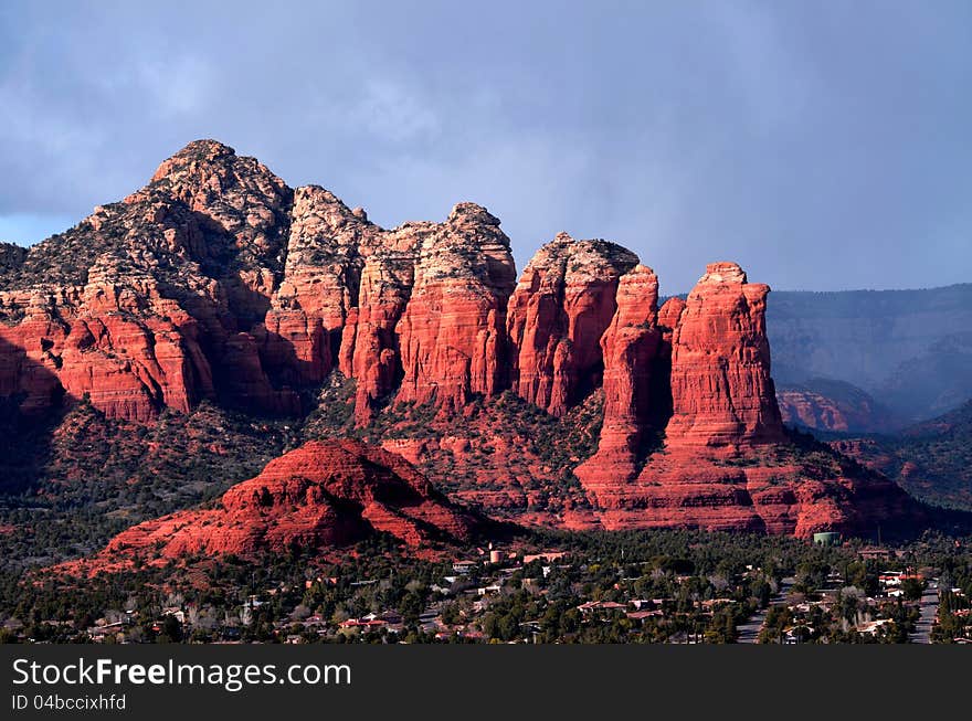 Colorful Redrock Formation