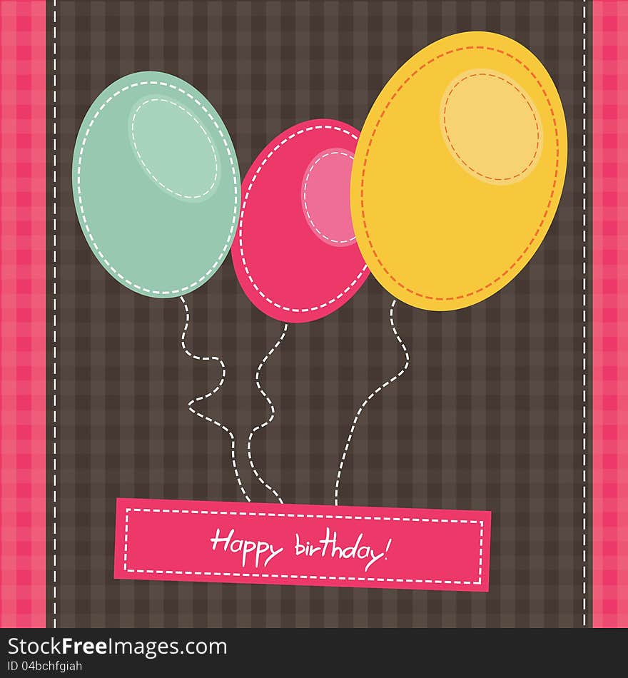 Colorful sweet textile birthday background. Colorful sweet textile birthday background