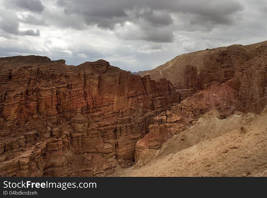 Mountainous desert of Arava