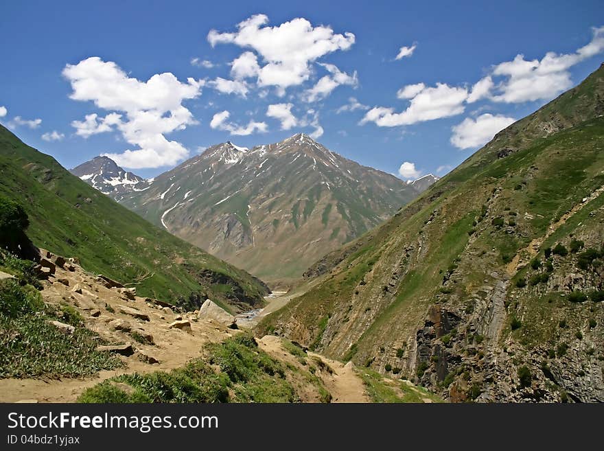 Trek to Dudipatsir lake from Baisel, looking back to mountain of Baisel. Located in North of Pakistan. Trek to Dudipatsir lake from Baisel, looking back to mountain of Baisel. Located in North of Pakistan.