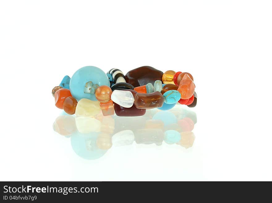 Colored Beaded Bracelet