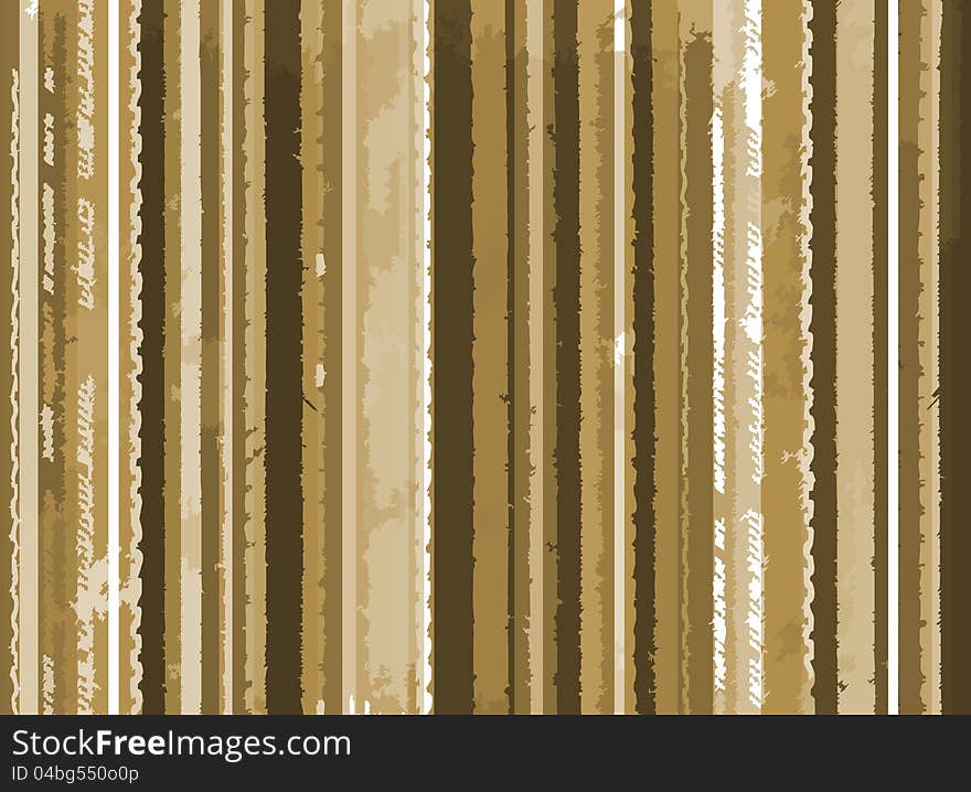 Vector stylish vintage background from tattered brown strips. Vector stylish vintage background from tattered brown strips