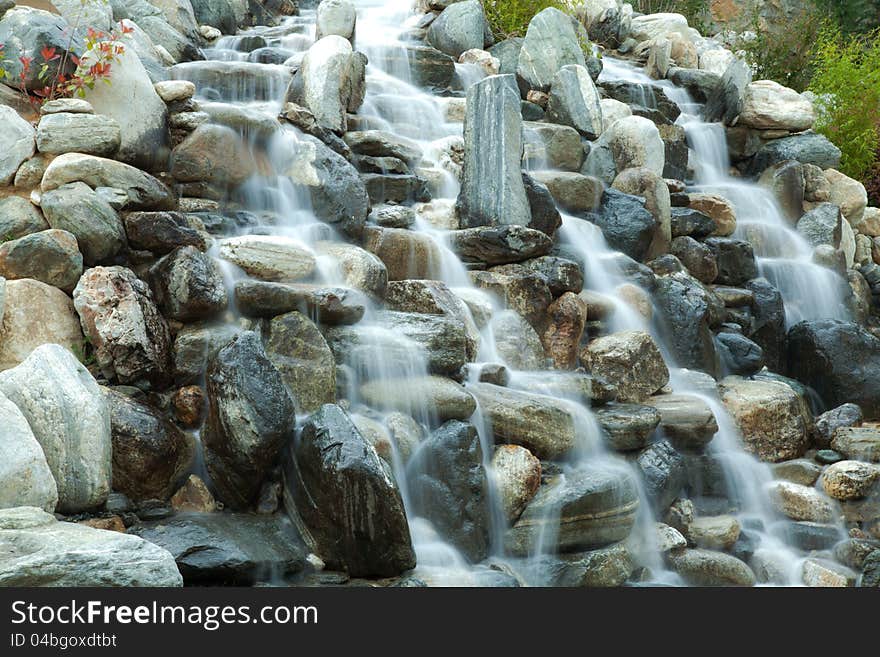 Beautiful waterfall in the forest