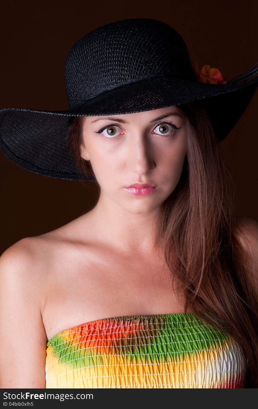 Fashion Girl With Hat