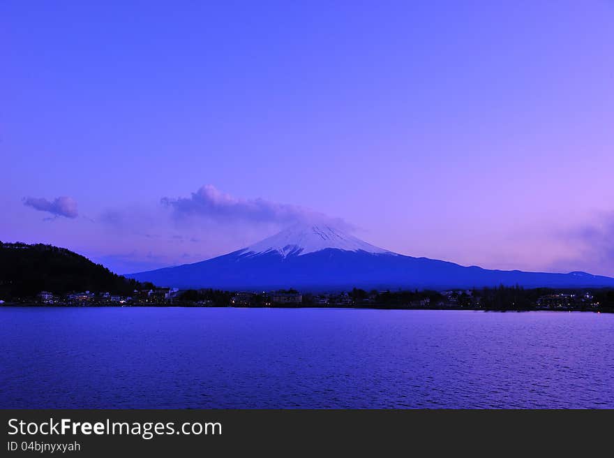 View of Mt. Fuji, Japan