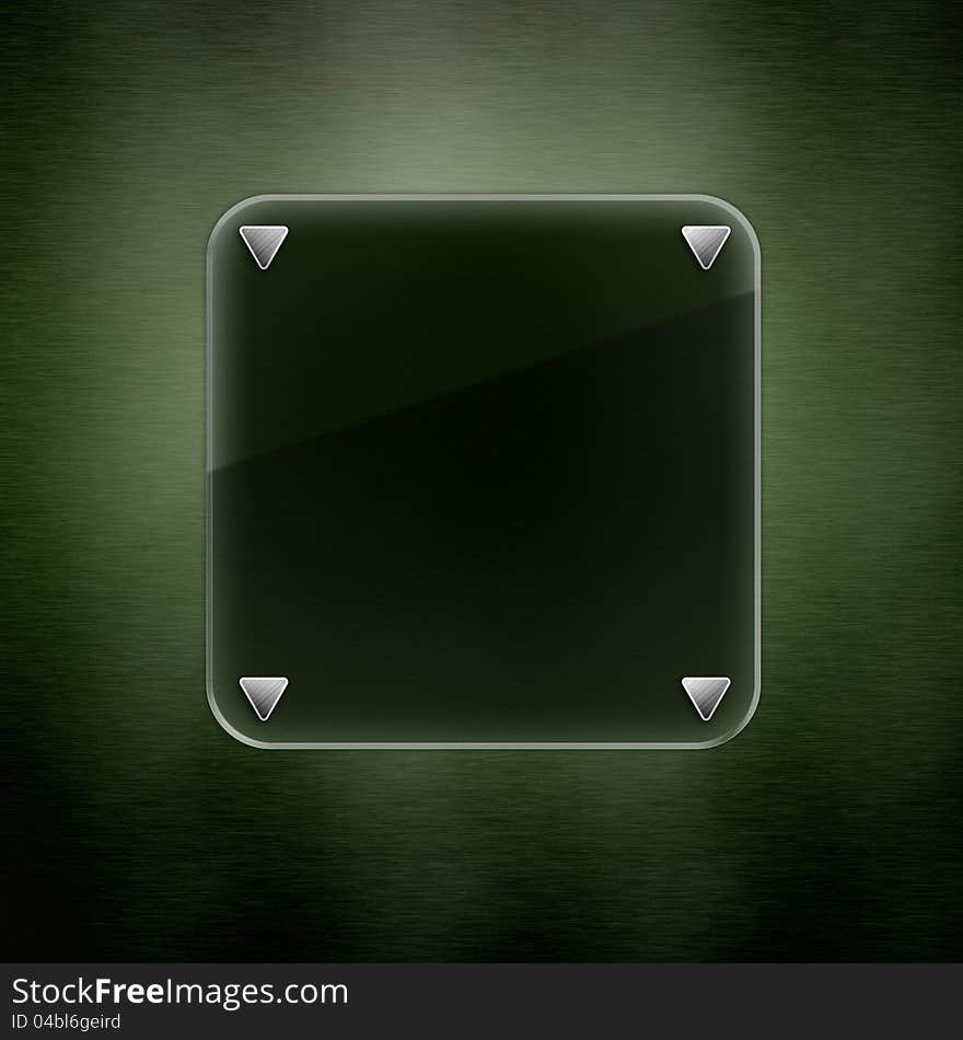 Abstract Darkly Green Background. luxury illumination glass