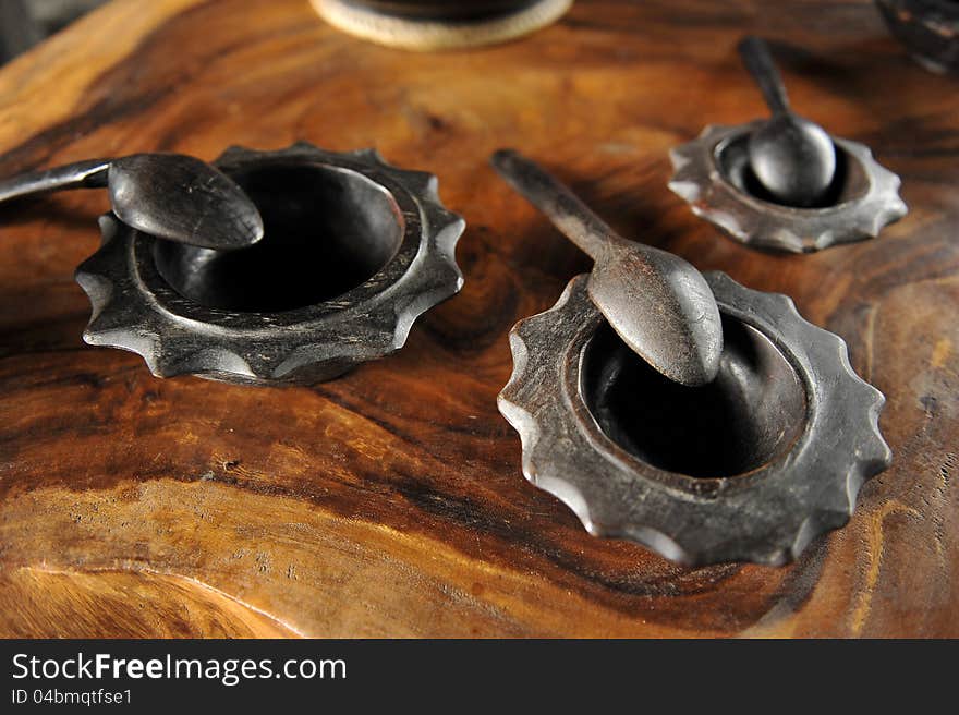 Native Wood Bowls And Spoons