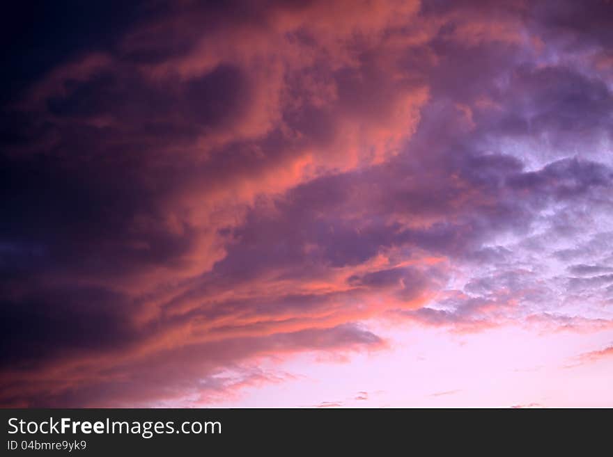 Abstract background with impressive bright clouds. Abstract background with impressive bright clouds