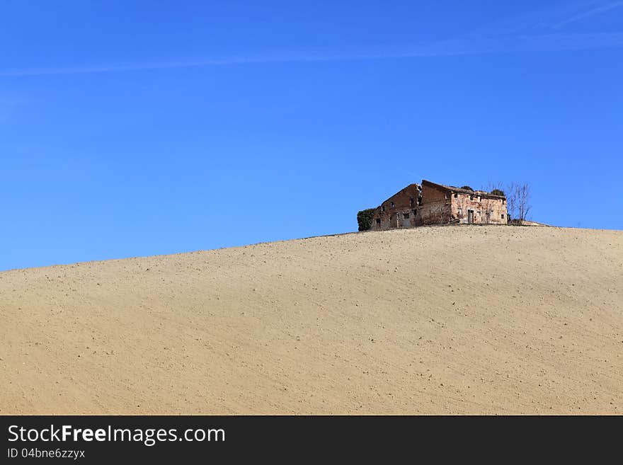 Typical landscape in val of Recanati (Region Marche Italy). Typical landscape in val of Recanati (Region Marche Italy)