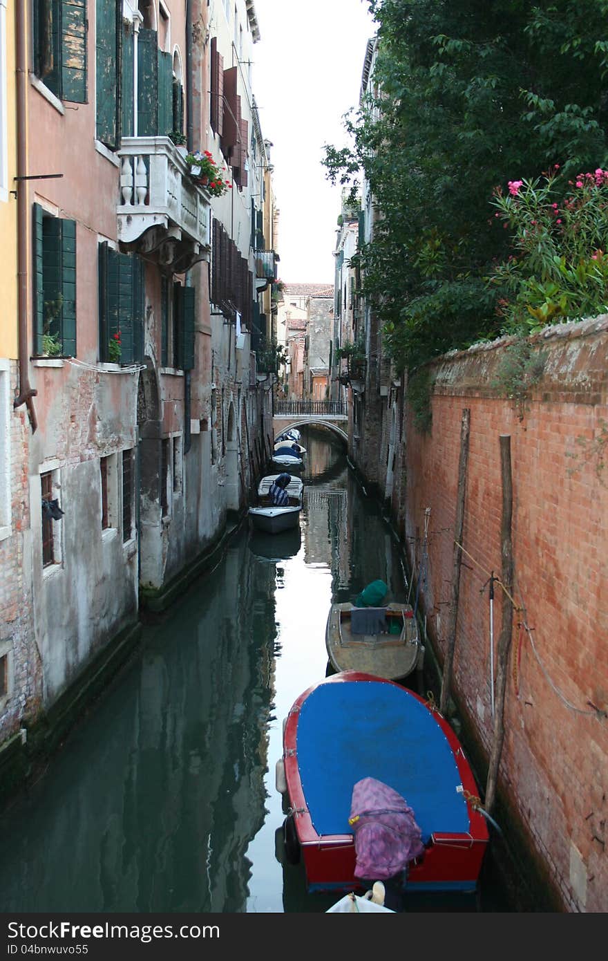 Venice in Italy with blue ski. Venice in Italy with blue ski