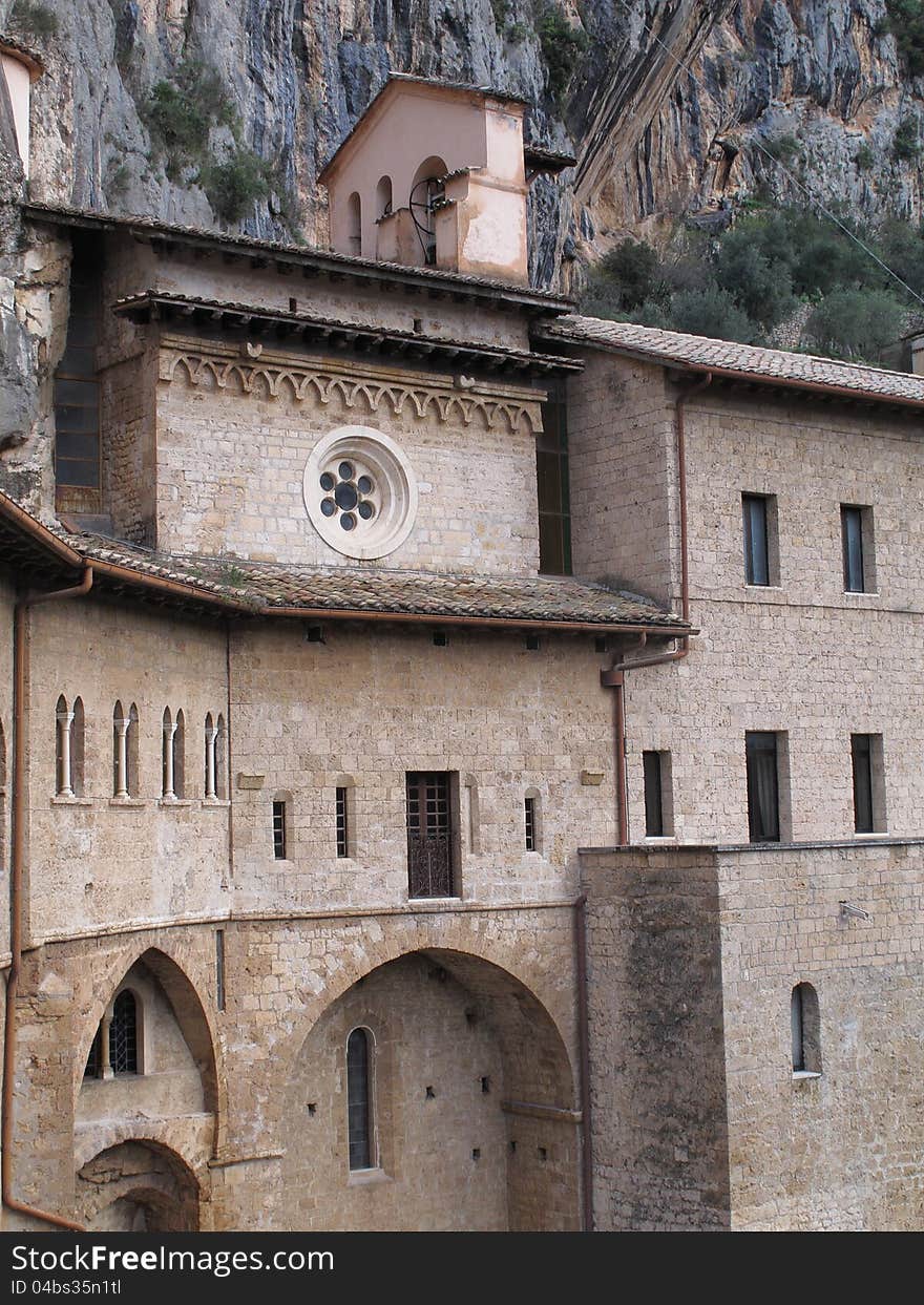 The Saint Benedicts Monastery In Italy