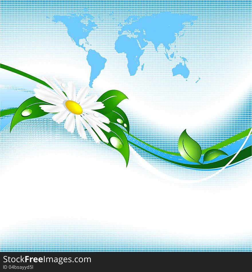 Environmental vector background