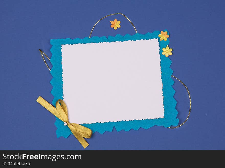 Beautiful art background with scrapbooking elements